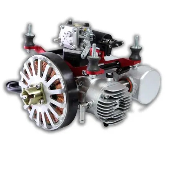 DLE70HD Drohnen motor 4,2 kW wasser gekühlter Hybrid-Strom generator Benzinmotor Elektro-Kit
